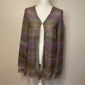 Perverze Double Mohair Narrow Cardigan Purple Free Size